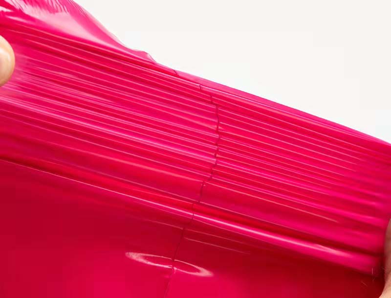 拜泉玫红色快递袋-05