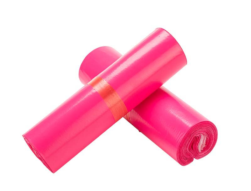 拜泉玫红色快递袋-02